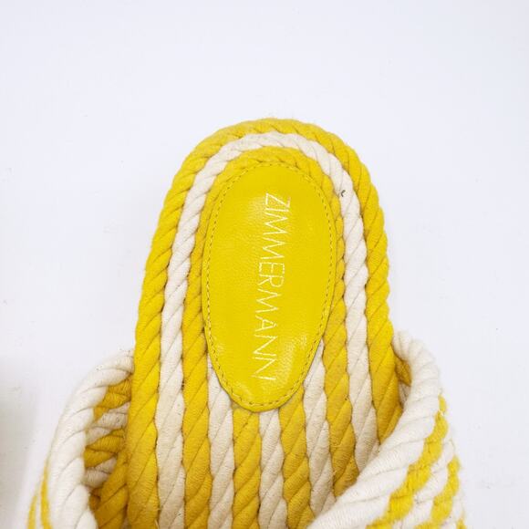 Zimmermann Yellow Rope Slides - Picture 5 of 14